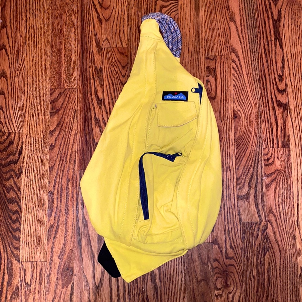 Yellow Kavu Rope Sling Pack